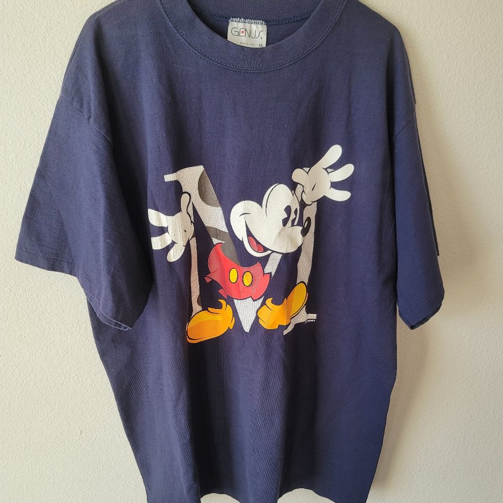 Vintage 'M' Mickey T-Shirt